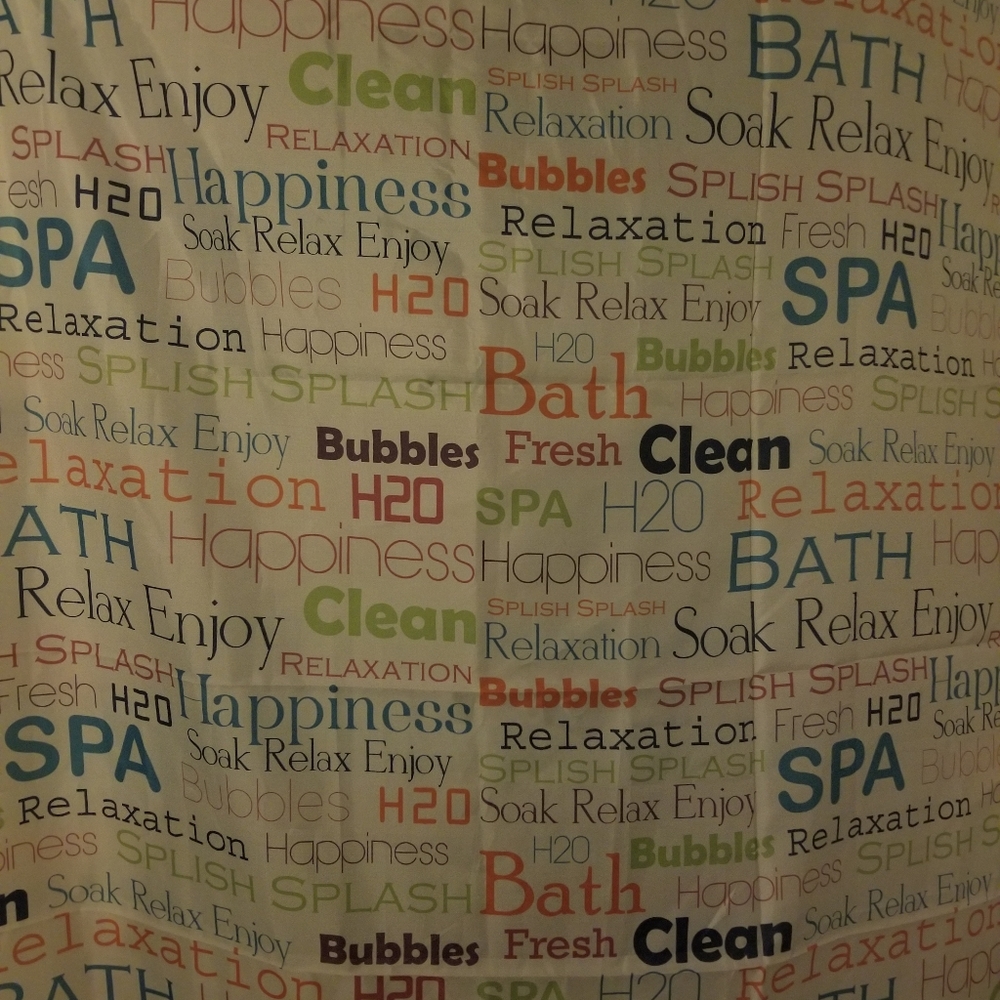 Lightweight shower curtain